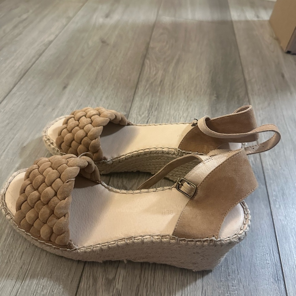 Braided Tan Espadrille Sandals